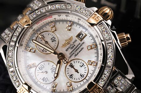 customize breitling|diamond bezel Breitling.